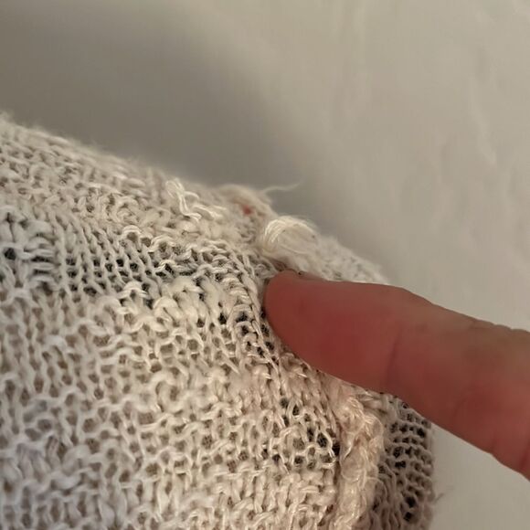 Free People Off White Sweater Cardigan Casual Feminine Academia Work Office - Picture 8 of 13